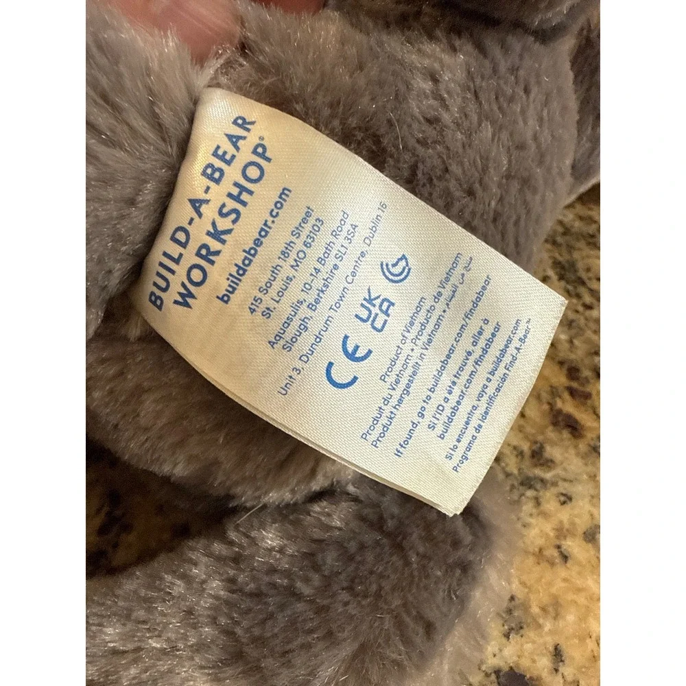 Build-A-Bear Great Wolf Lodge Exclusive Violet the‎ Wolf Plush Gray Orange New